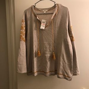 NWT Style & co. “Boho Remix” light sweater. 2X